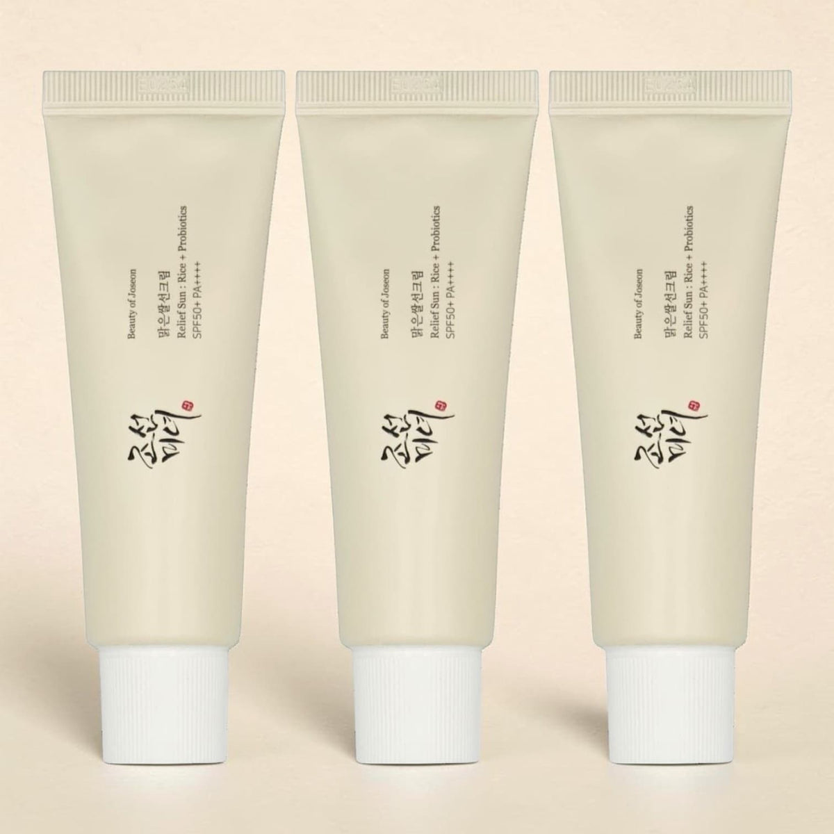 Beauty of Joseon - Relief Sun: Rice + Probiotics SPF50+ PA++++ 50ml (3-Pack)