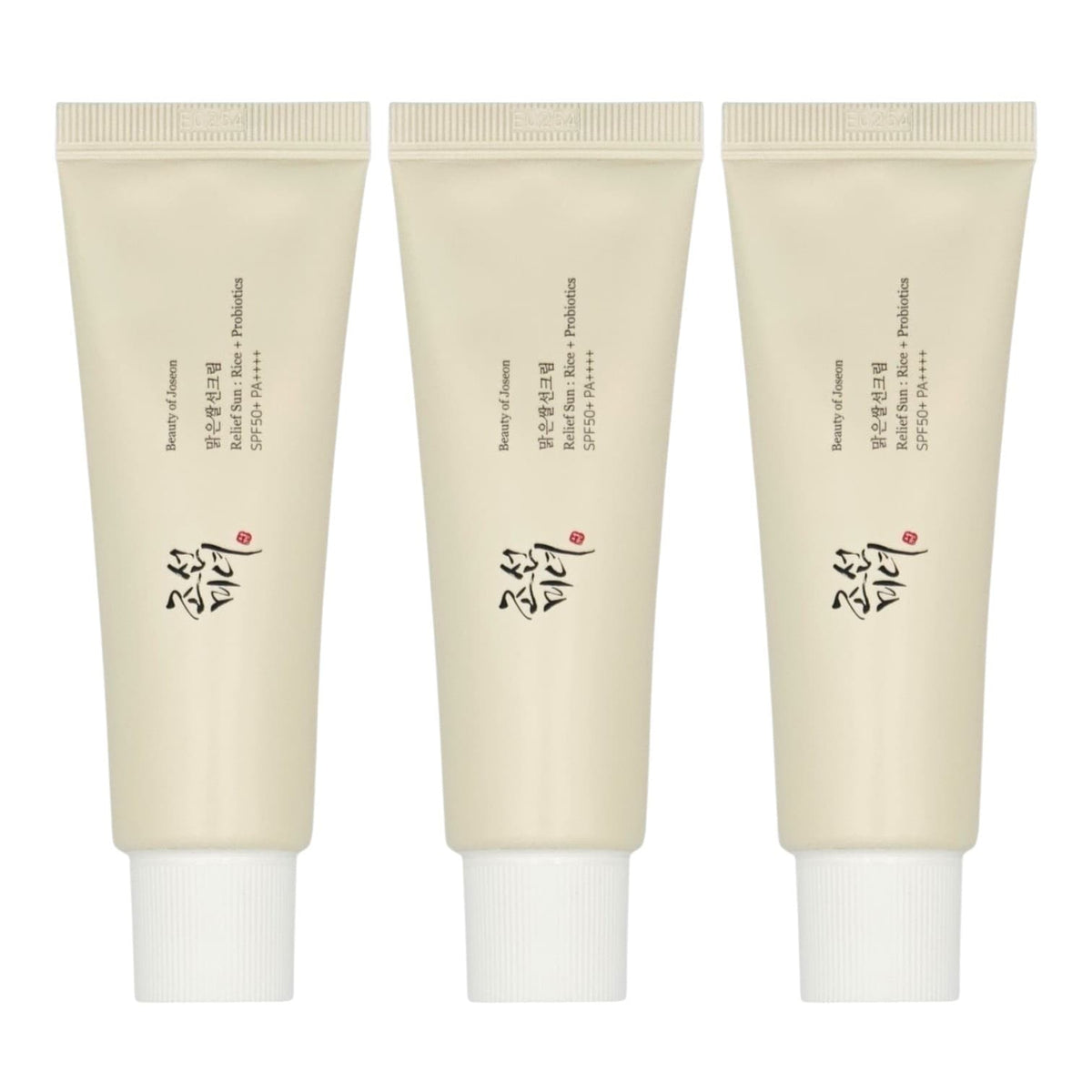 Beauty of Joseon - Relief Sun: Rice + Probiotics SPF50+ PA++++ 50ml (3-Pack)