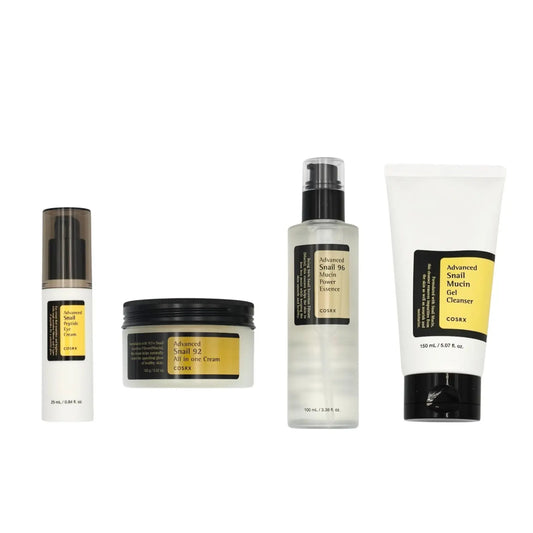 The Complete Snail Mucin Routine — COSRX 92+96+Eyecream+Cleanser