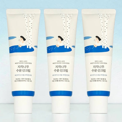 Round Lab Birch Juice Moisturizing Sunscreen SPF50+ PA++++ (3-Pack)