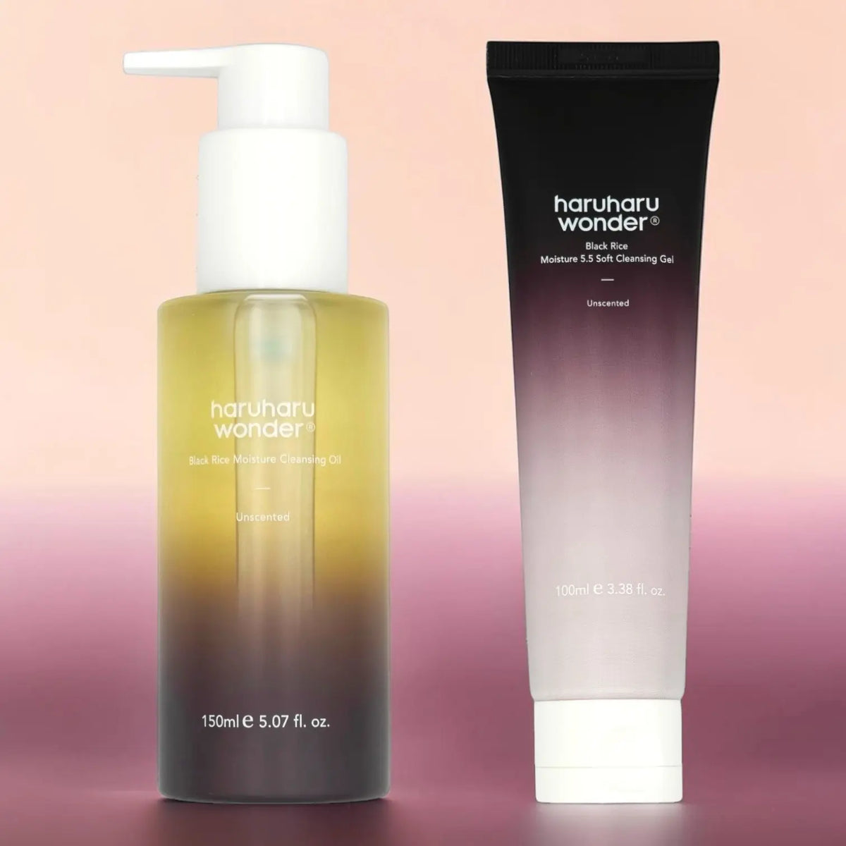 The Double Cleanse Duo — Haruharu Wonder Gel+Cleansing Oil
