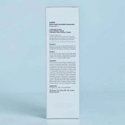 COSRX - Ultra Light Invisible Sunscreen SPF 50+ PA++++ 50ml (3-Pack)