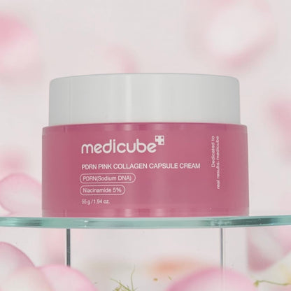 The Medicube Retinol Starter Kit — Deep Vita A Retinol Serum + PDRN Pink Collagen Capsule Cream + Tone Up Sun Cream