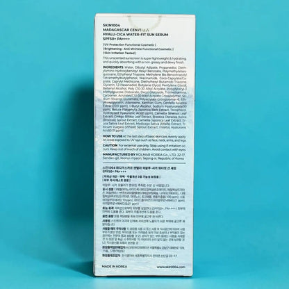 SKIN1004 Madagascar Centella Hyalu-Cica Water-Fit Sun Serum SPF50+ PA++++ (3-Pack)