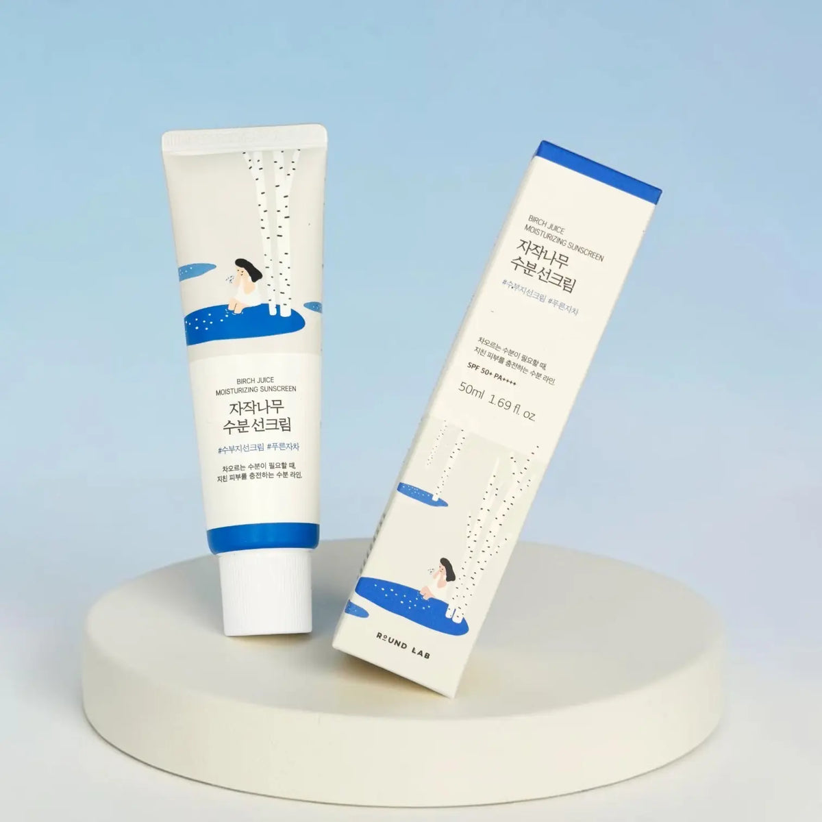 Round Lab Birch Juice Moisturizing Sunscreen SPF50+ PA++++ (3-Pack)