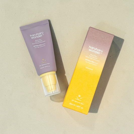 Haruharu Wonder Black Rice Pure Mineral Relief Daily Sunscreen SPF50+ PA++++ (3-Pack)