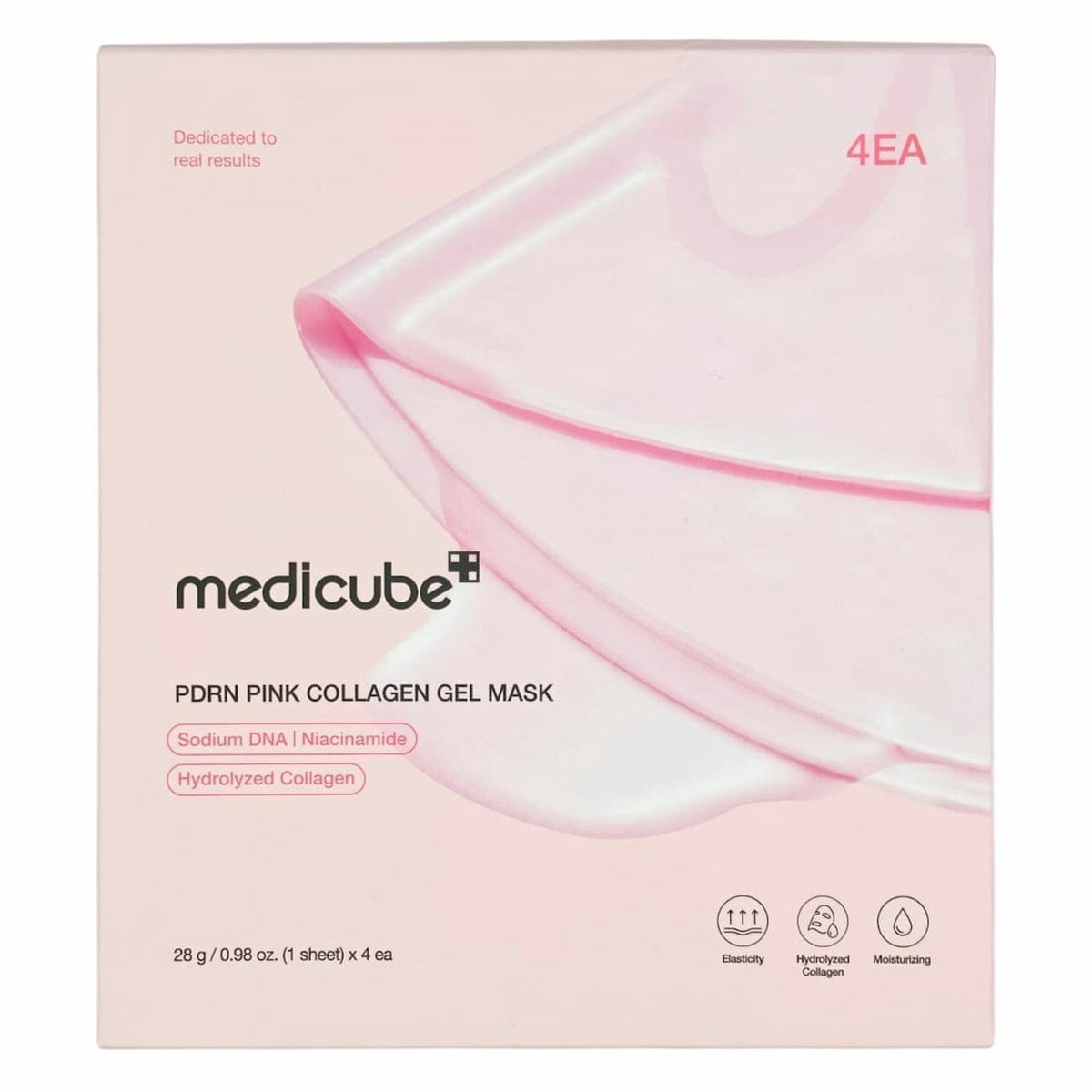 Medicube PDRN Pink Collagen Gel Mask Set 28g x 4 sheets