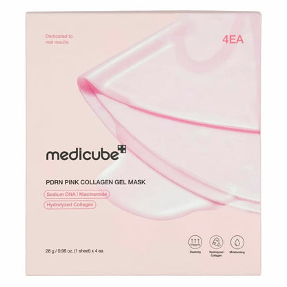 Medicube PDRN Pink Collagen Gel Mask Set 28g x 4 sheets