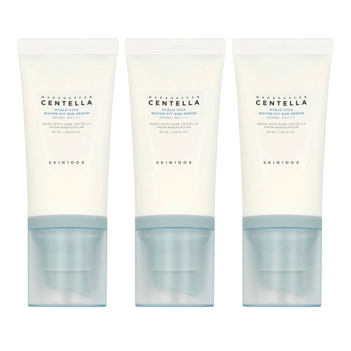 SKIN1004 Madagascar Centella Hyalu-Cica Water-Fit Sun Serum SPF50+ PA++++ (3-Pack)