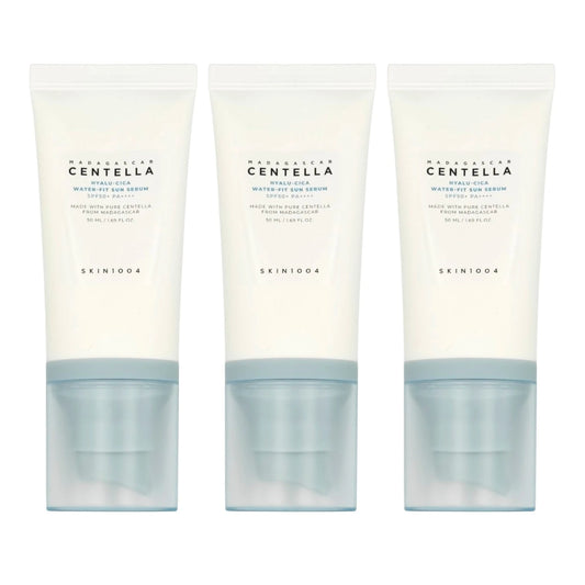 SKIN1004 Madagascar Centella Hyalu-Cica Water-Fit Sun Serum SPF50+ PA++++ (3-Pack)