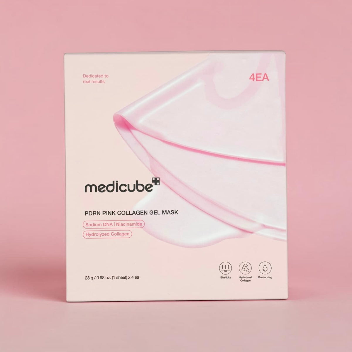 Medicube PDRN Pink Collagen Gel Mask Set 28g x 4 sheets