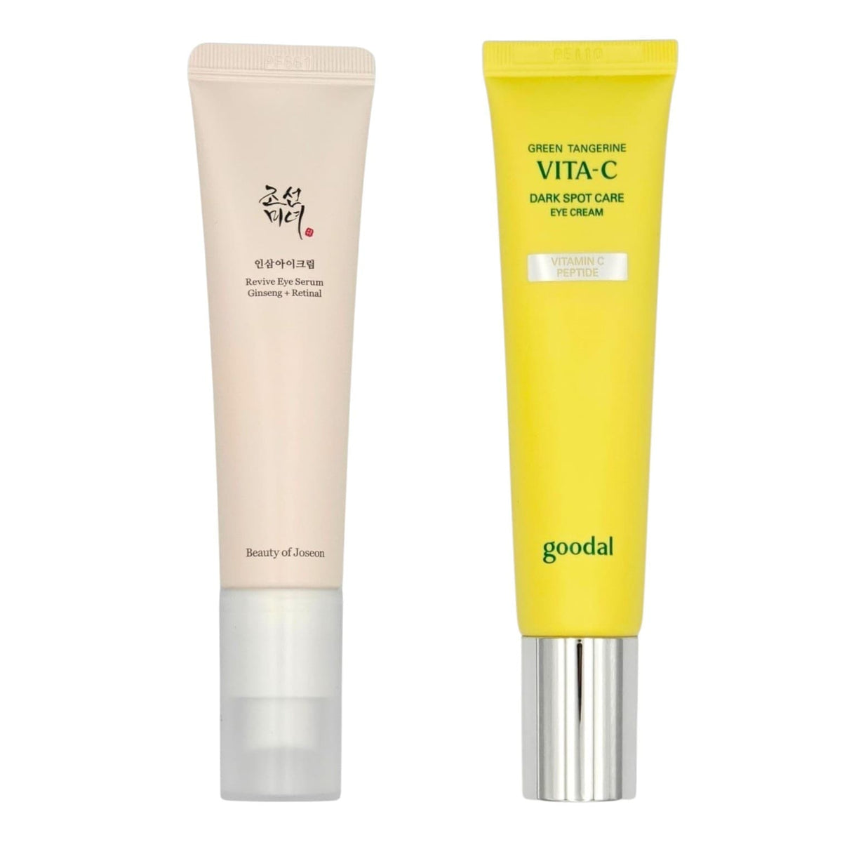 AM/PM Eye Care Duo — Beauty of Joseon Revive Retinal + Goodal Green Tangerine Vita-C Peptide Eye Cream