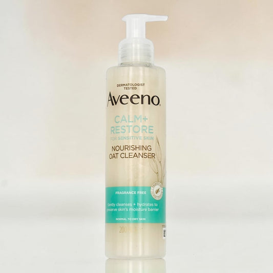 Aveeno Face Calm + Restore Nourishing Oat Cleanser 200ml